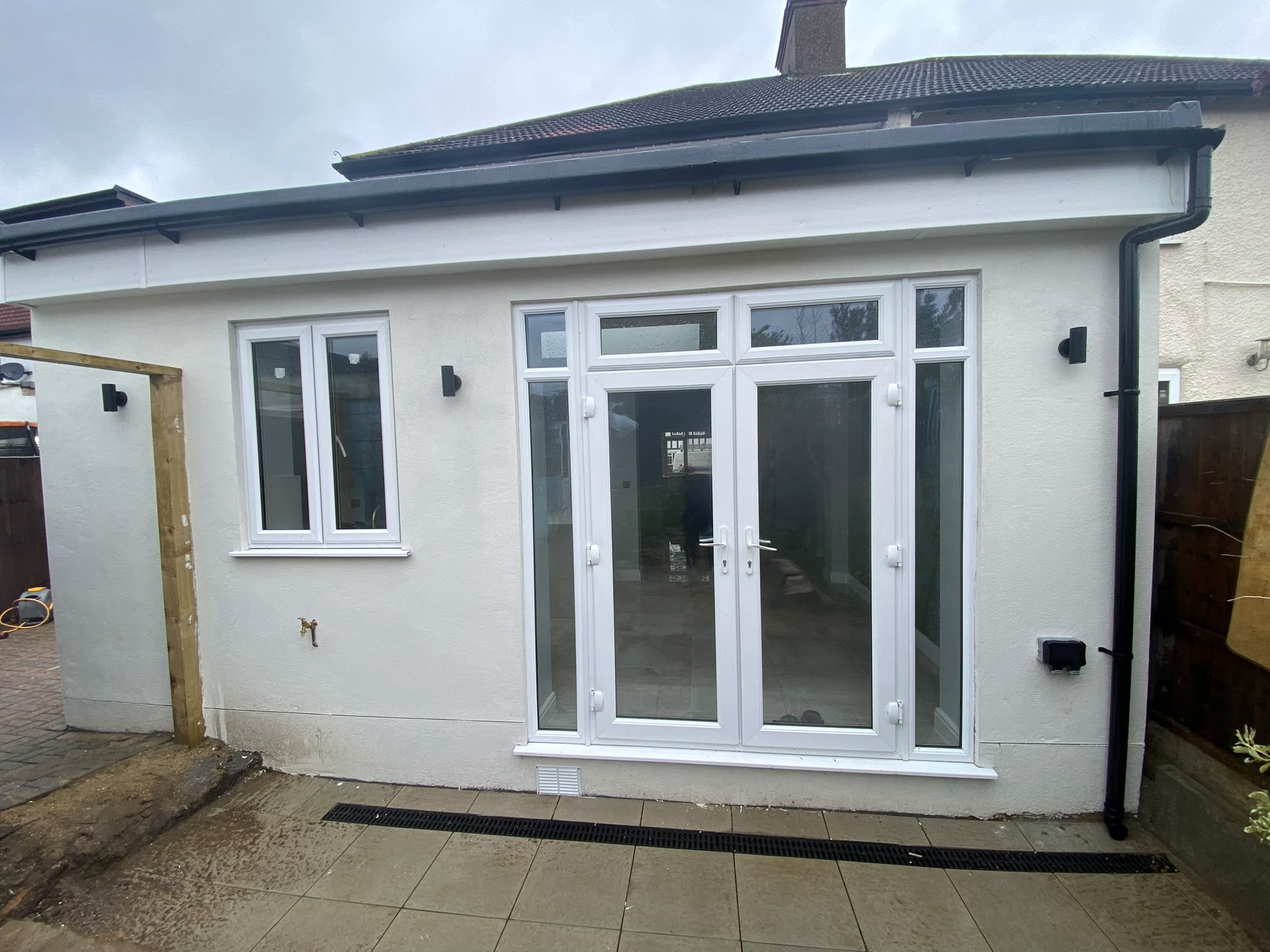 Completed exterior of Wallington rear extension